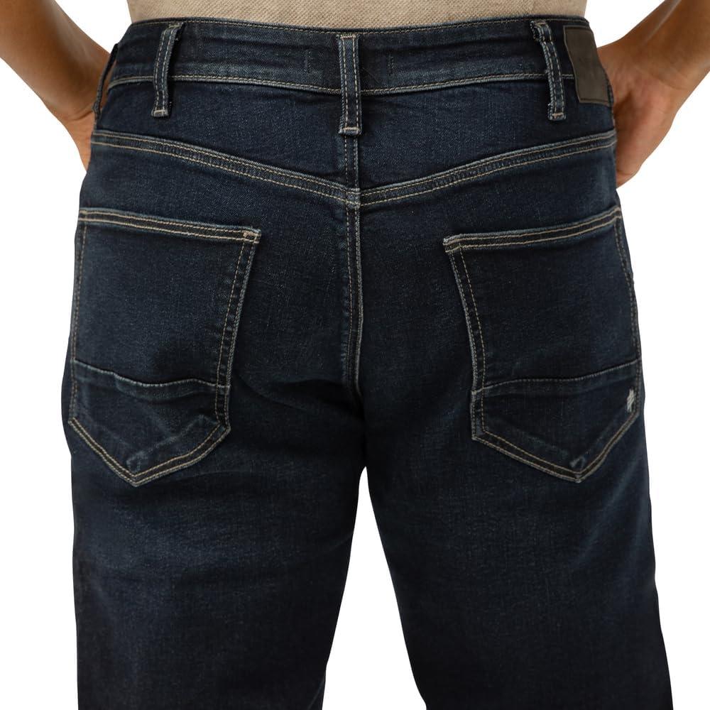 image:imageSilver Jeans Co Mens Eddie Athletic Fit Tapered Leg JeansDark Indigo Wash