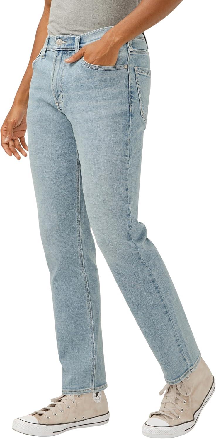 image:imageSilver Jeans Co Mens Eddie Athletic Fit Tapered Leg JeansLight Wash