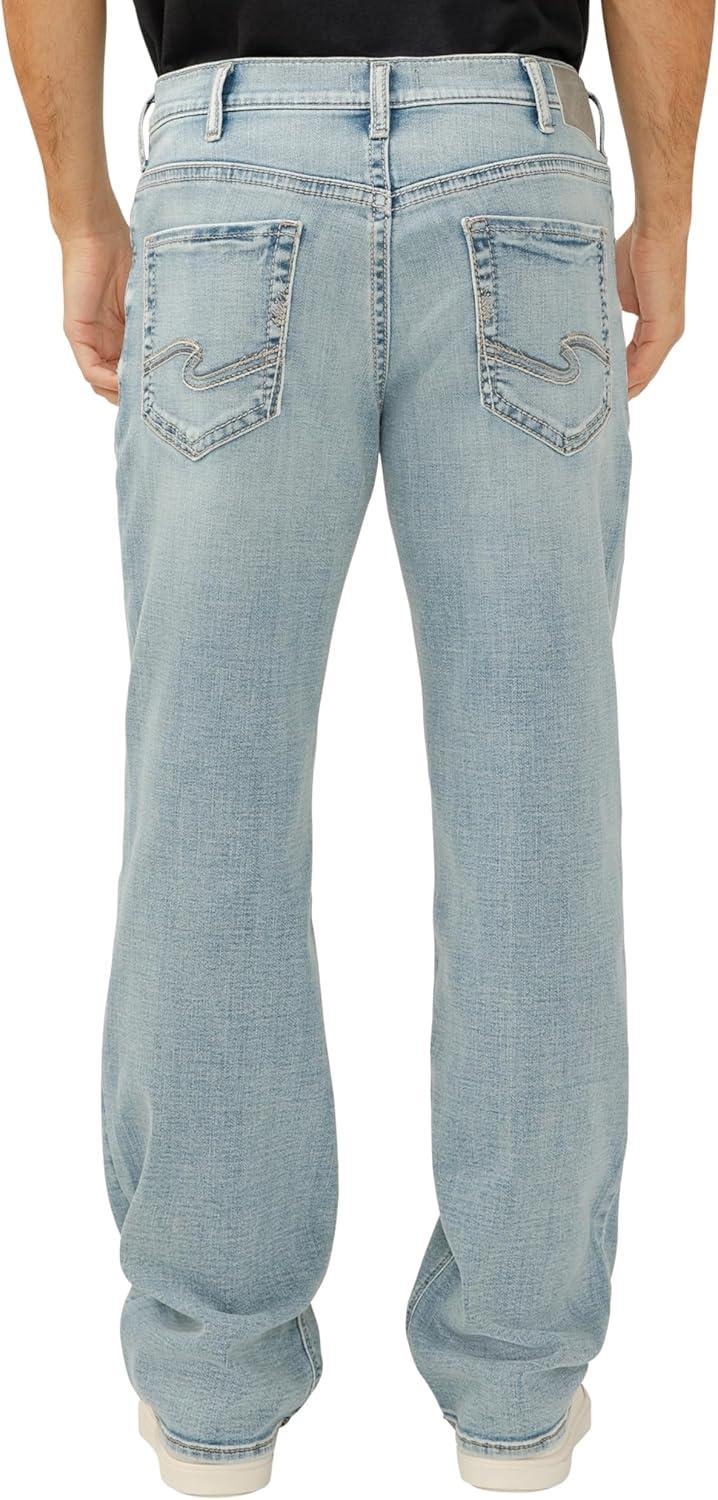 image:imageSilver Jeans Co Mens Gordie Relaxed Fit Straight Leg JeansGroove