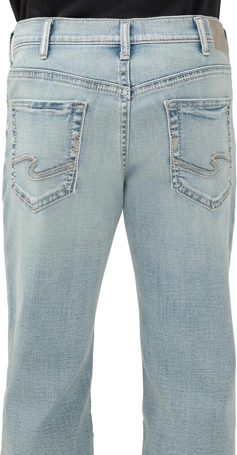 image:imageSilver Jeans Co Mens Gordie Relaxed Fit Straight Leg JeansGroove