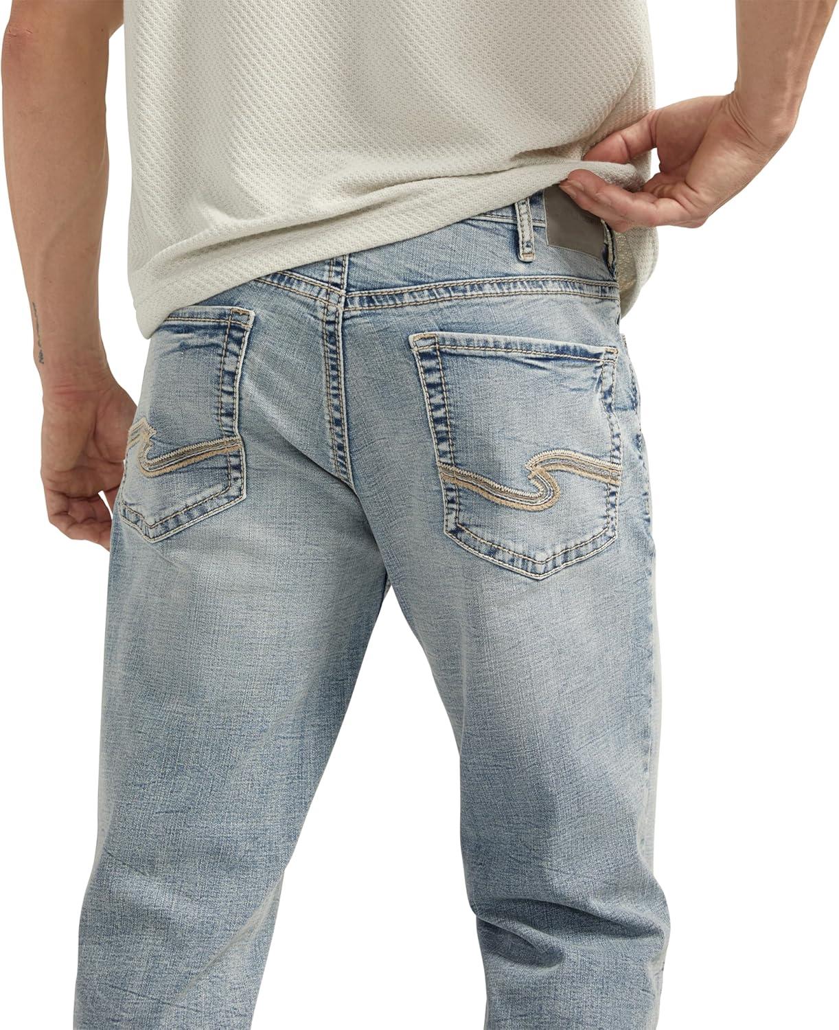 image:imageSilver Jeans Co Mens Gordie Relaxed Fit Straight Leg JeansIndigo
