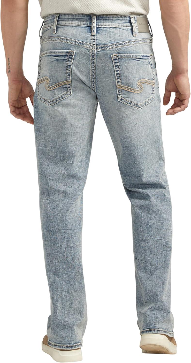image:imageSilver Jeans Co Mens Gordie Relaxed Fit Straight Leg JeansIndigo
