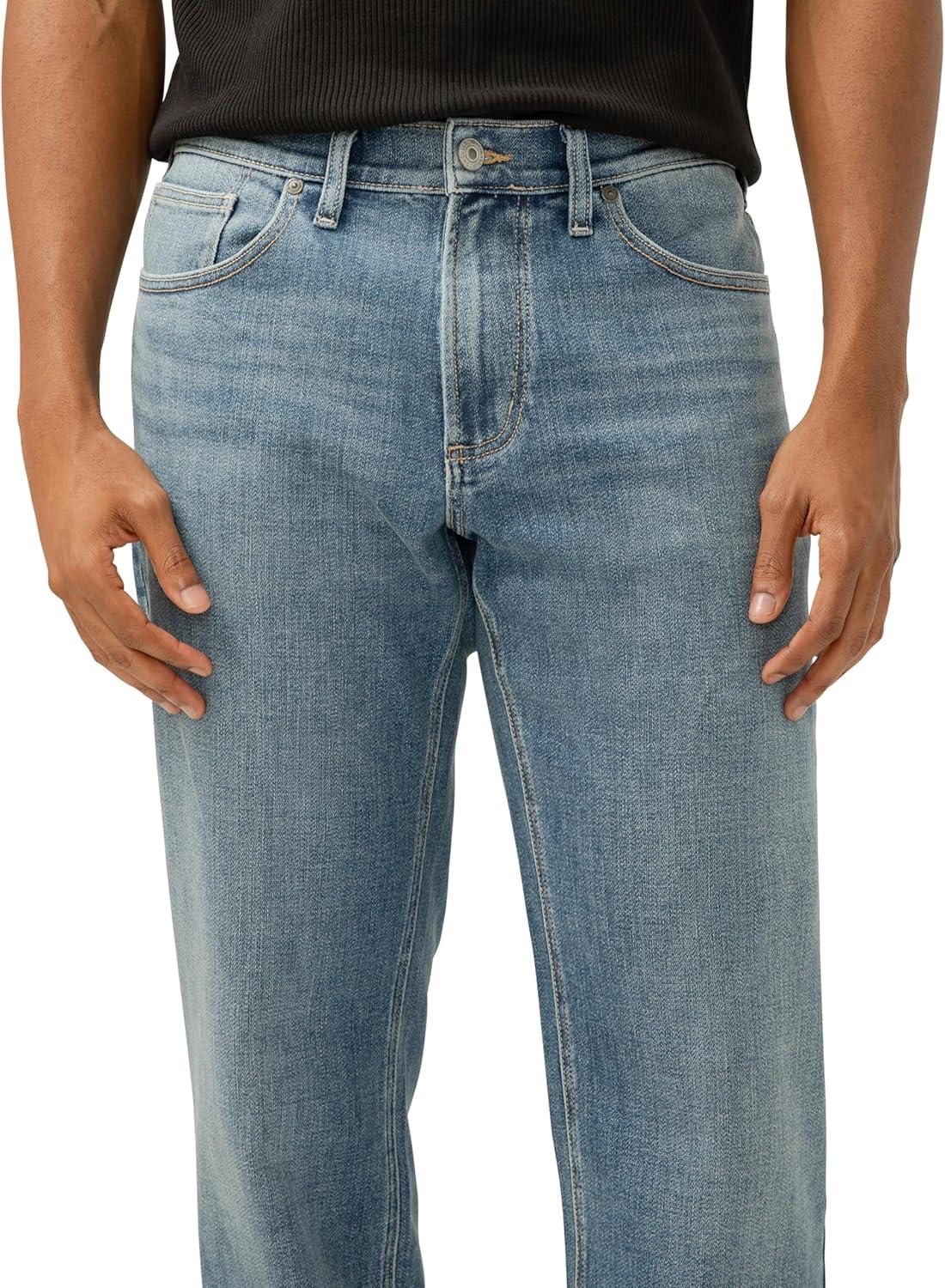 image:imageSilver Jeans Co Mens Gordie Relaxed Fit Straight Leg JeansMed Wash