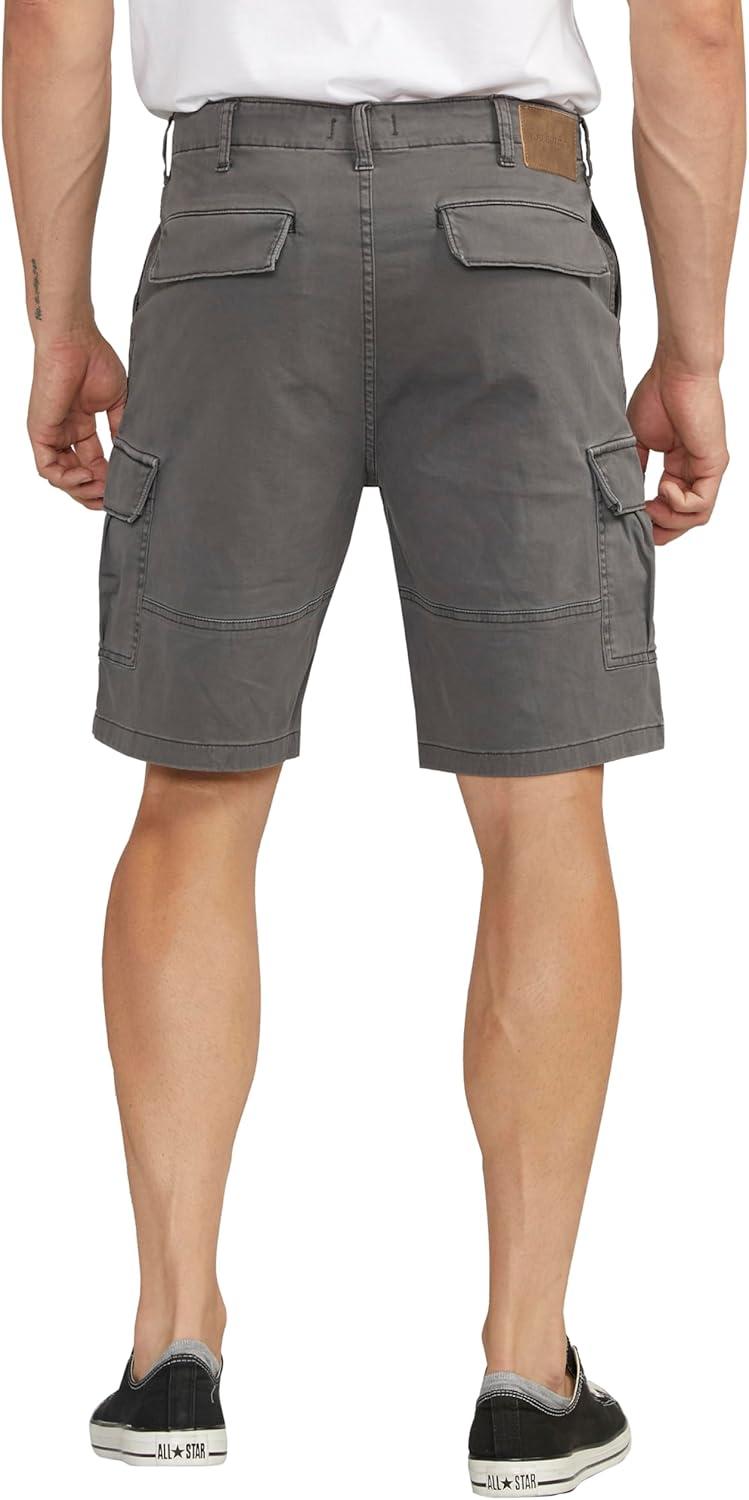 image:imageSilver Jeans Co Mens Khaki Cargo ShortsDark Grey