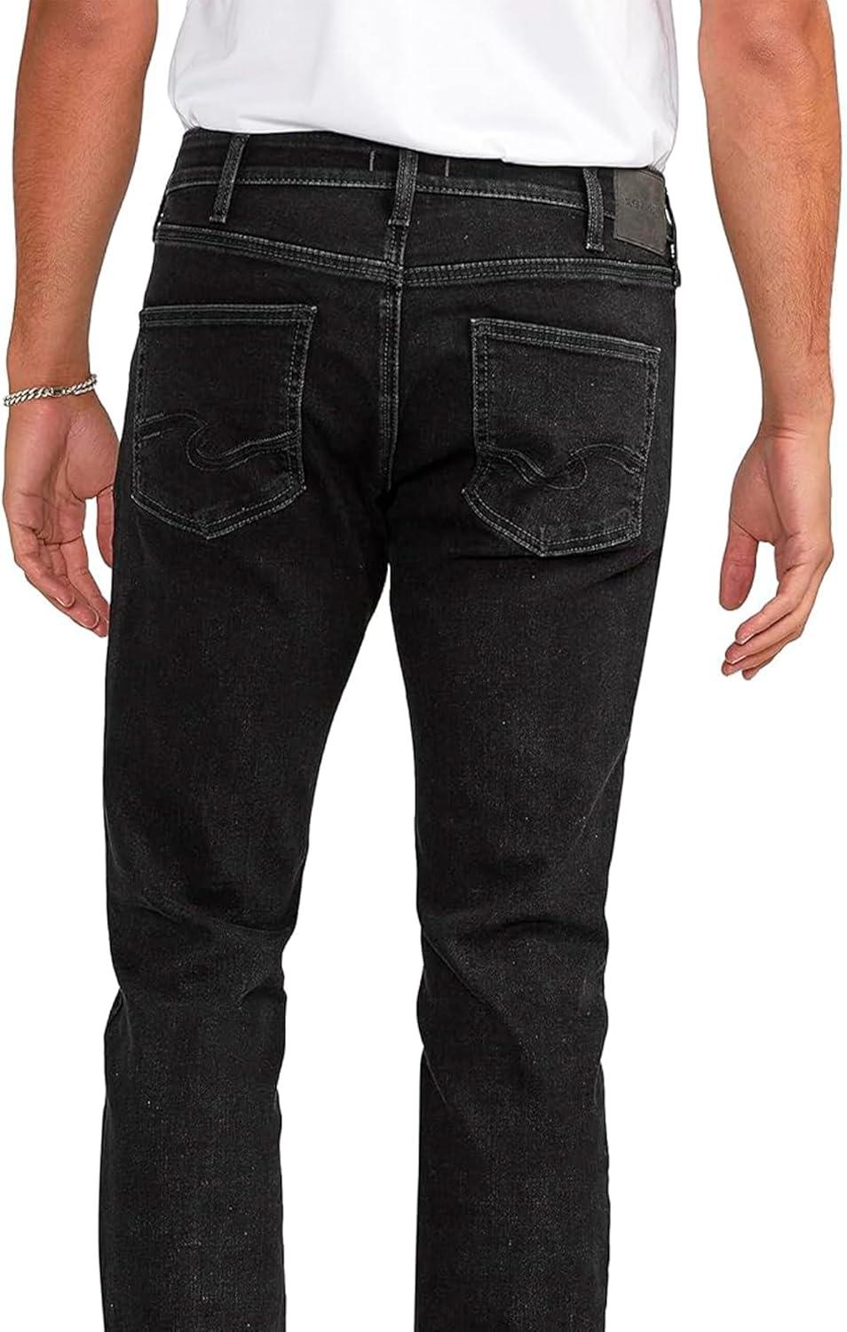 image:imageSilver Jeans Co Mens Konrad Slim Fit Slim Leg Luxe Heritage JeansDark Wash Abs546