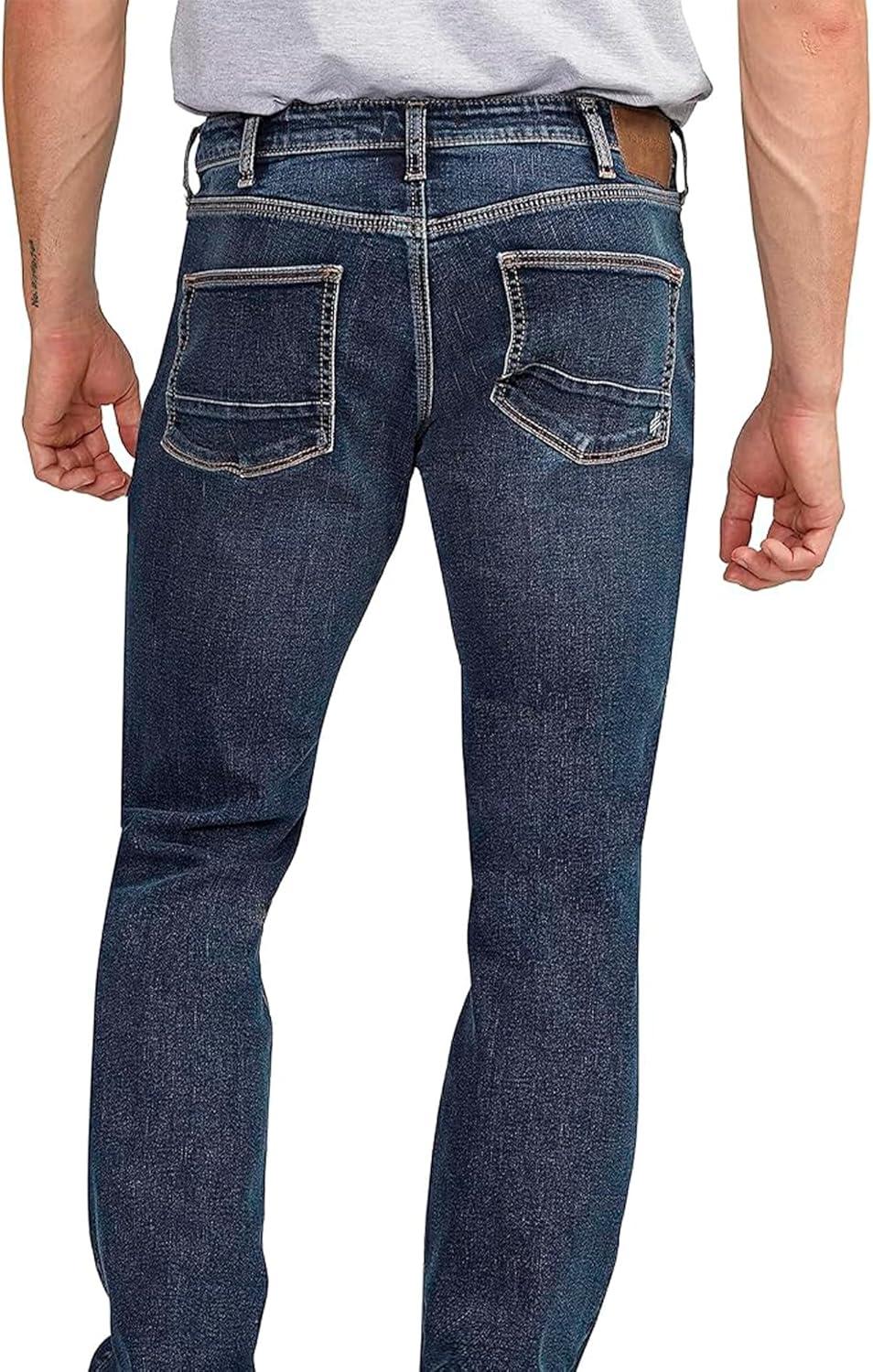 image:imageSilver Jeans Co Mens Konrad Slim Fit Slim Leg Luxe Heritage JeansDark Wash Fcb444