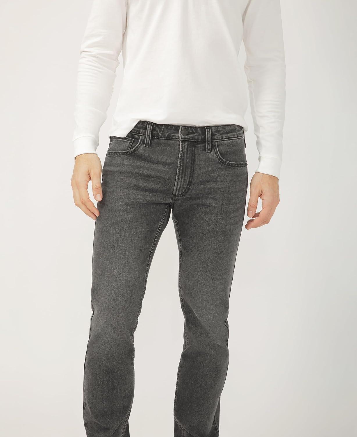 image:imageSilver Jeans Co Mens Konrad Slim Fit Slim Leg Luxe Heritage JeansDunes Blue