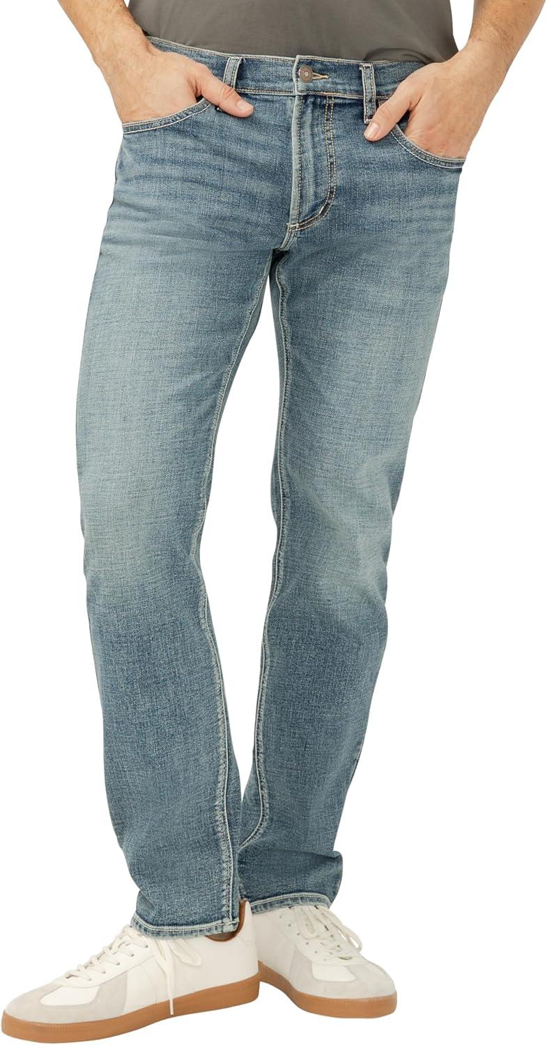 image:imageSilver Jeans Co Mens Konrad Slim Fit Slim Leg Luxe Heritage JeansErie