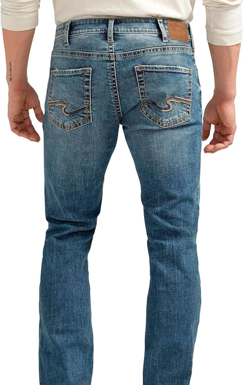 image:imageSilver Jeans Co Mens Konrad Slim Fit Slim Leg Luxe Heritage JeansIndigo