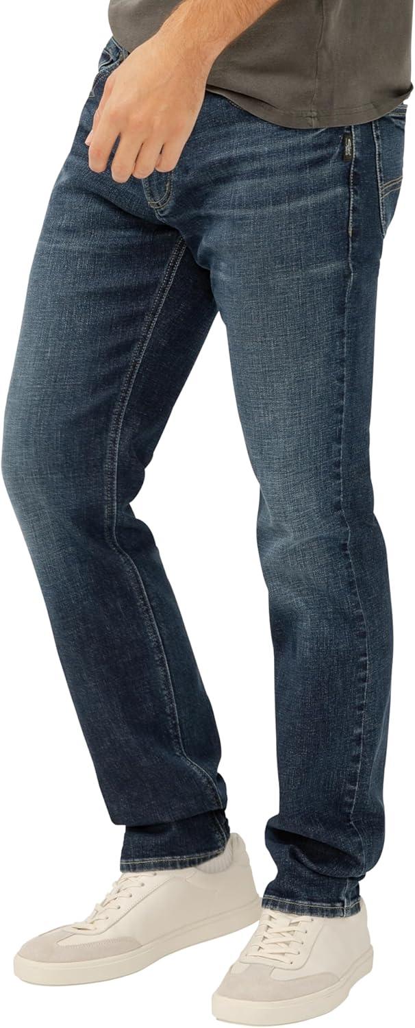 image:imageSilver Jeans Co Mens Konrad Slim Fit Slim Leg Luxe Heritage JeansLuxe Heritage Folsom