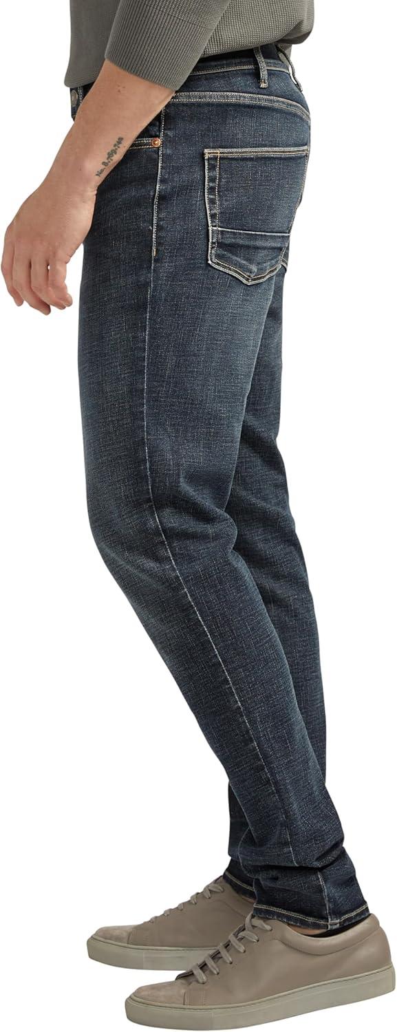 image:imageSilver Jeans Co Mens Machray Athletic Fit Straight Leg JeansDark Wash Efs420