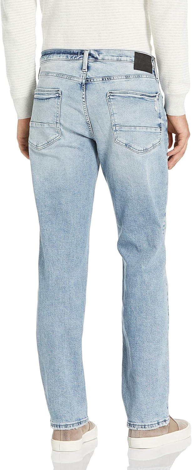 image:imageSilver Jeans Co Mens Machray Athletic Fit Straight Leg JeansDestroyed Medium Eco Wash