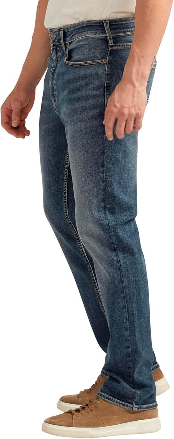 image:imageSilver Jeans Co Mens Machray Athletic Fit Straight Leg JeansIndigo