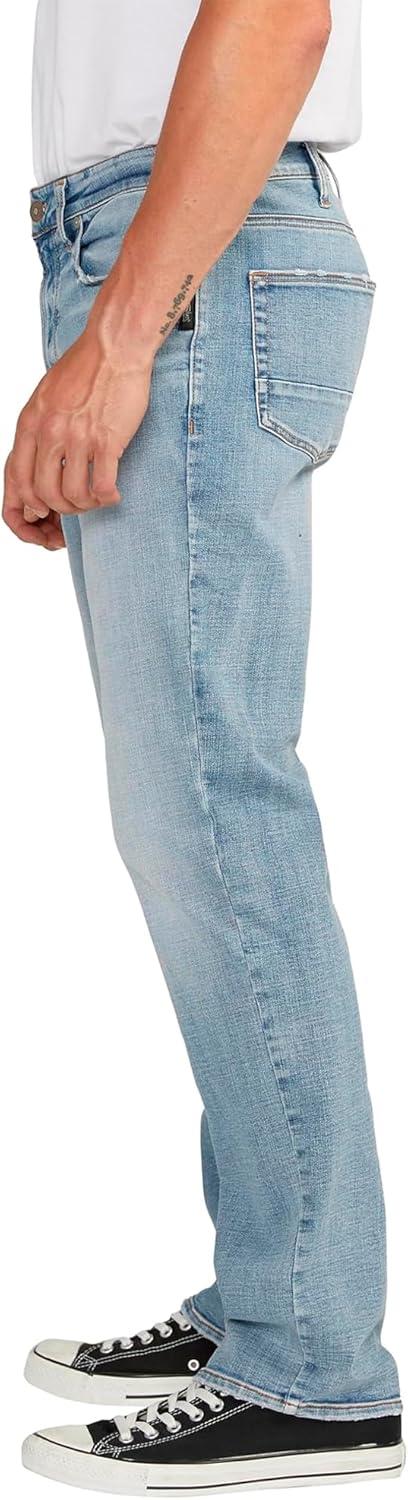 image:imageSilver Jeans Co Mens Machray Athletic Fit Straight Leg JeansLight Wash