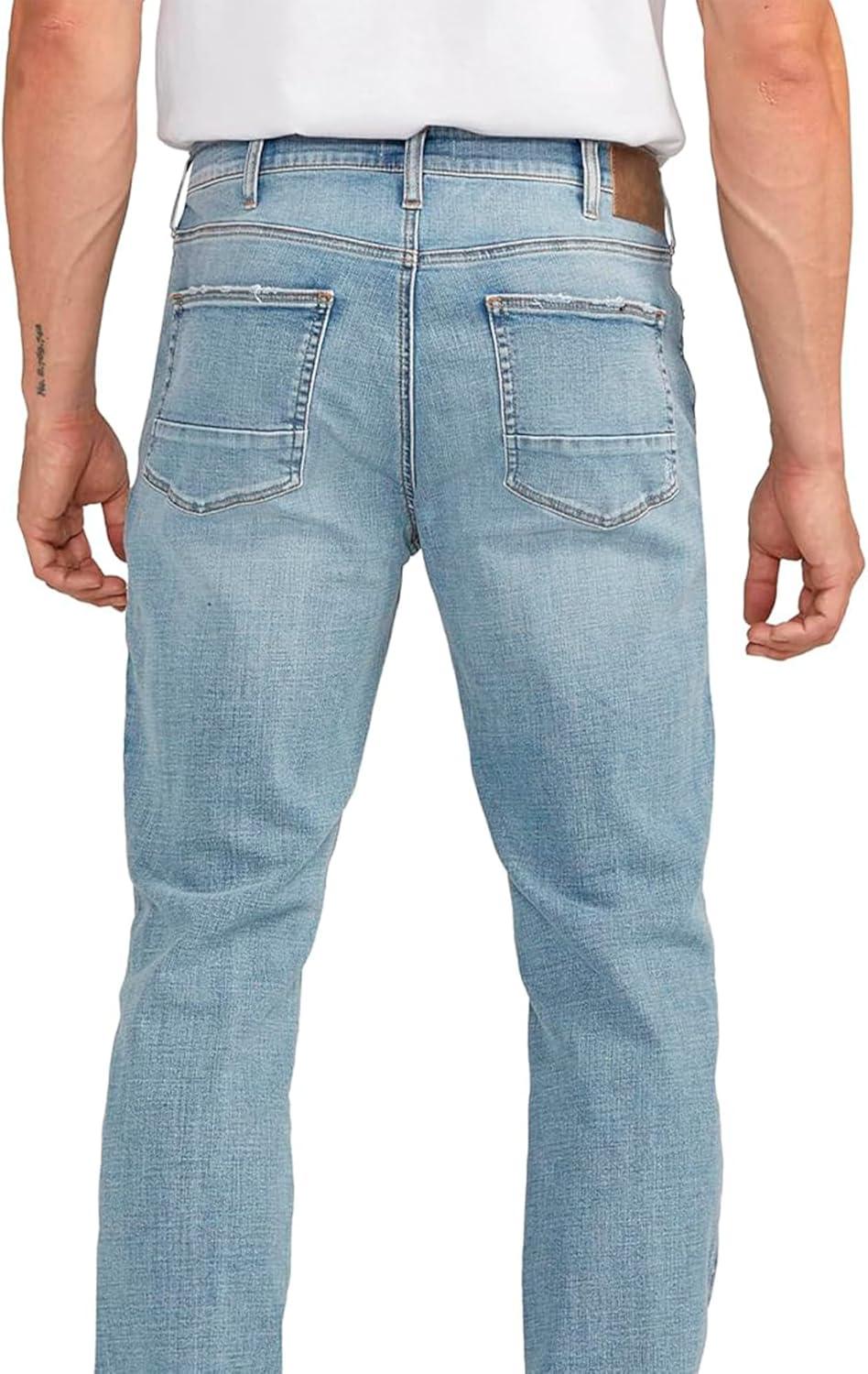 image:imageSilver Jeans Co Mens Machray Athletic Fit Straight Leg JeansLight Wash