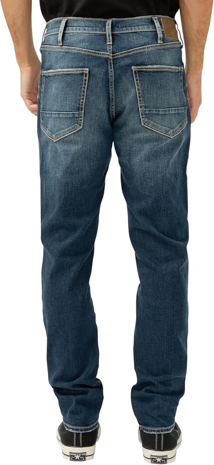 image:imageSilver Jeans Co Mens Risto Athletic Fit Skinny Leg JeansDark Wash