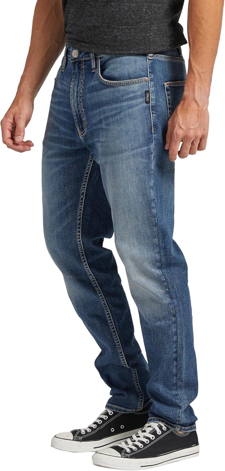 image:imageSilver Jeans Co Mens Risto Athletic Fit Skinny Leg JeansIndigo