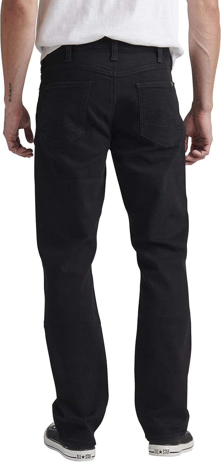 image:imageSilver Jeans Co Mens The Athletic Fit Tapered Leg JeansDark Wash Ajb518