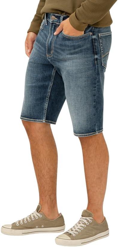 image:imageSilver Jeans Co Mens Zac Relaxed Fit ShortDark Indigo