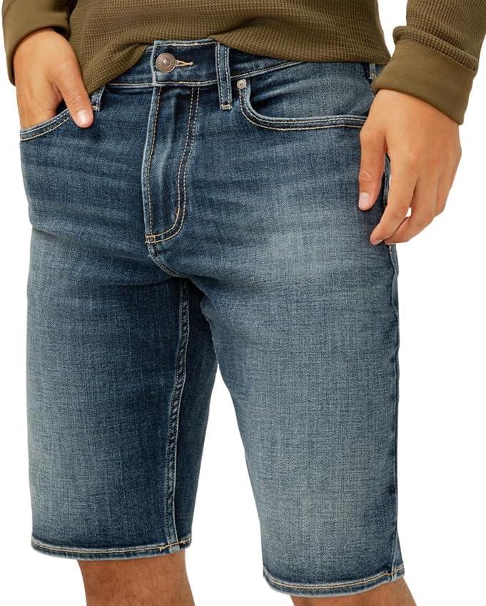 image:imageSilver Jeans Co Mens Zac Relaxed Fit ShortDark Indigo