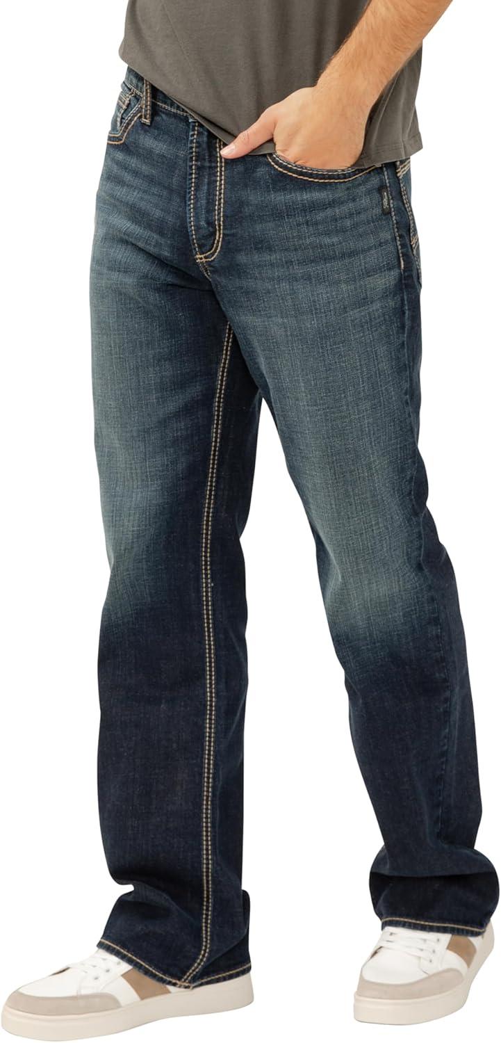 image:imageSilver Jeans Co Mens Zac Relaxed Fit Straight Leg Jean LegacyClassical