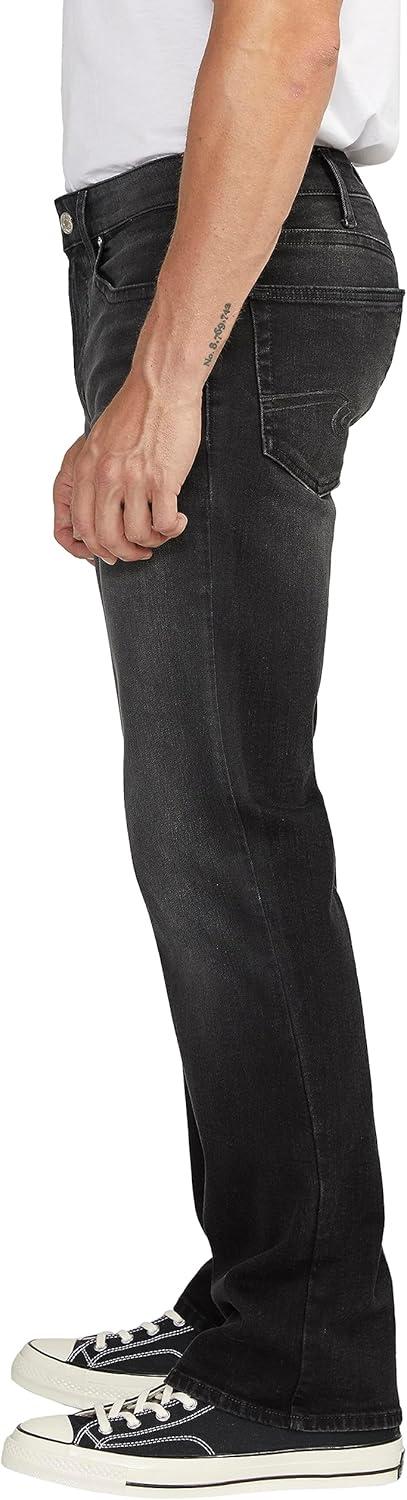 image:imageSilver Jeans Co Mens Zac Relaxed Fit Straight Leg Jean LegacyDark Wash 1ab547