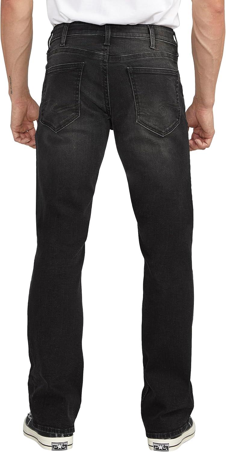 image:imageSilver Jeans Co Mens Zac Relaxed Fit Straight Leg Jean LegacyDark Wash 1ab547