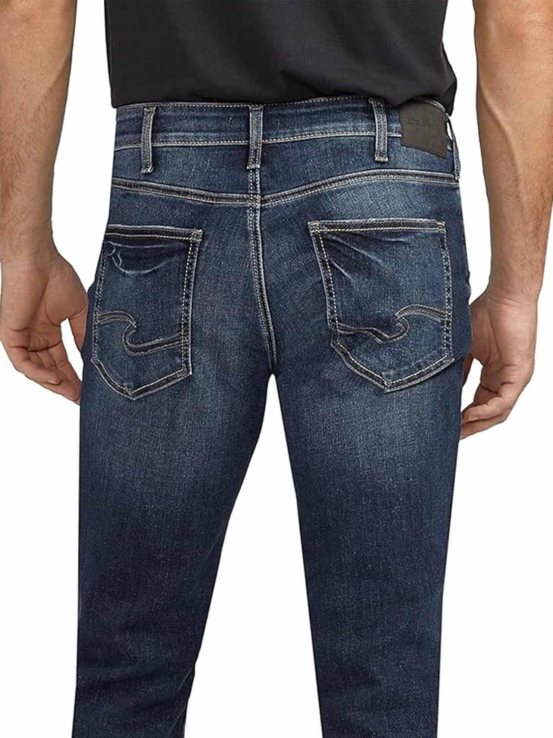 image:imageSilver Jeans Co Mens Zac Relaxed Fit Straight Leg Jean LegacyDark Wash Eae314