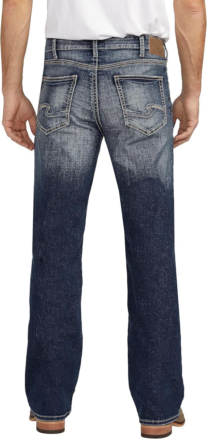 image:imageSilver Jeans Co Mens Zac Relaxed Fit Straight Leg Jean LegacyDark Wash Ewk404