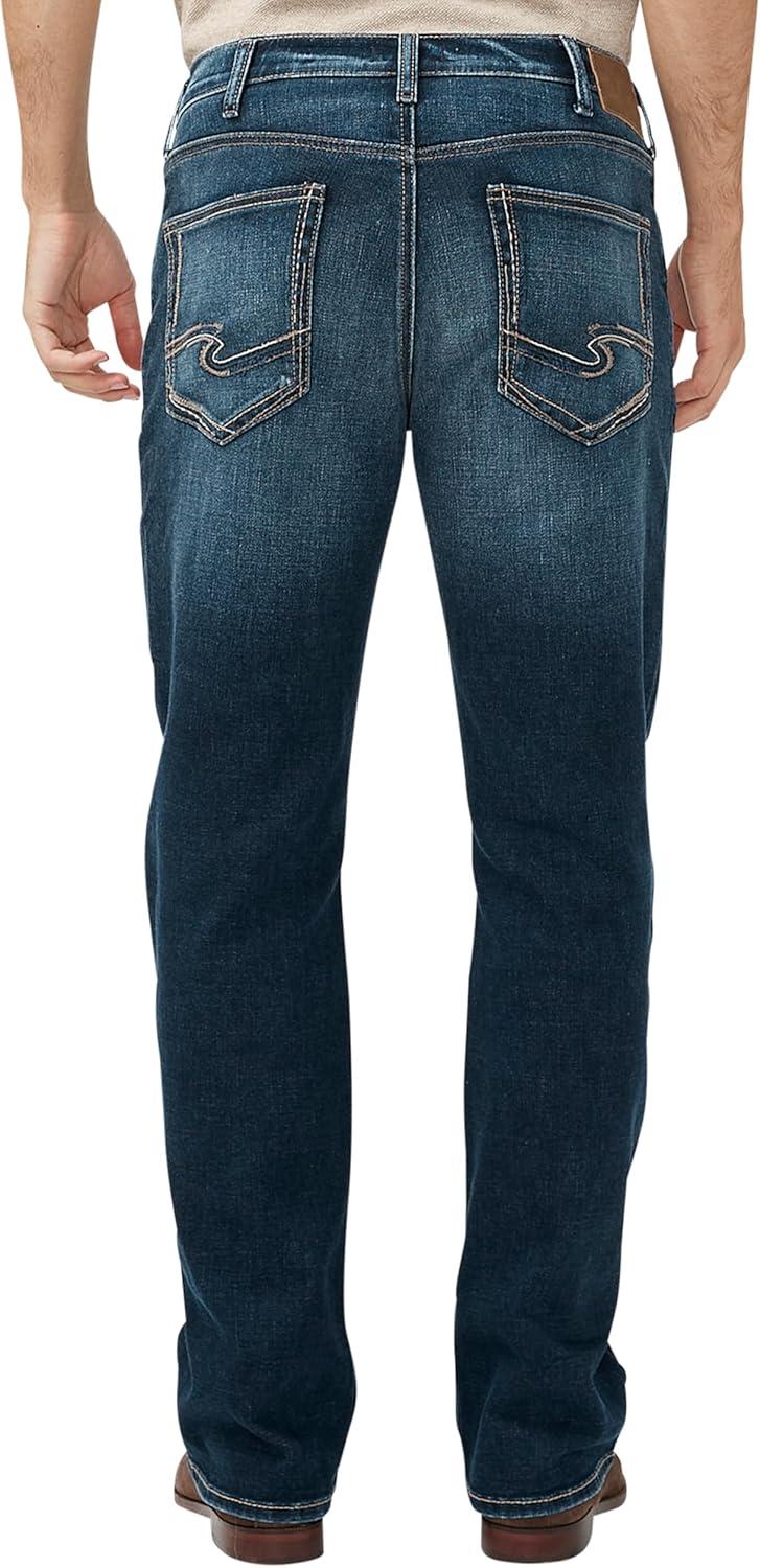 image:imageSilver Jeans Co Mens Zac Relaxed Fit Straight Leg Jean LegacyDark Wash Indigo