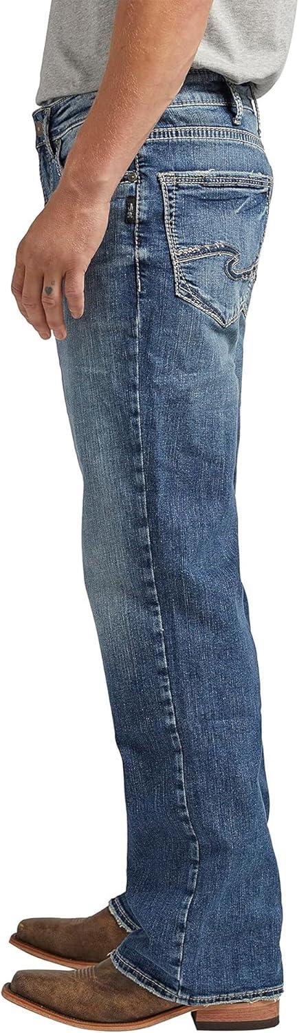 image:imageSilver Jeans Co Mens Zac Relaxed Fit Straight Leg Jean LegacyDark Wash Scv309
