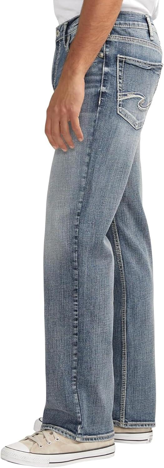 image:imageSilver Jeans Co Mens Zac Relaxed Fit Straight Leg Jean LegacyIndigo