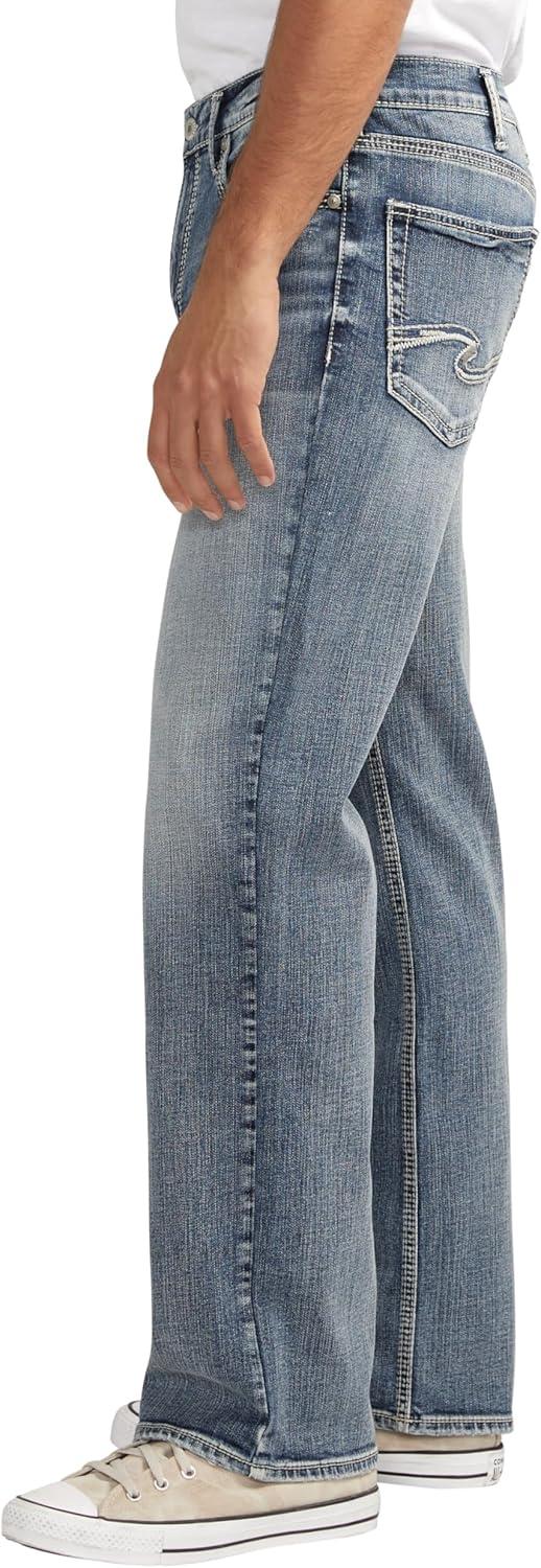 image:imageSilver Jeans Co Mens Zac Relaxed Fit Straight Leg Jean LegacyIndigo