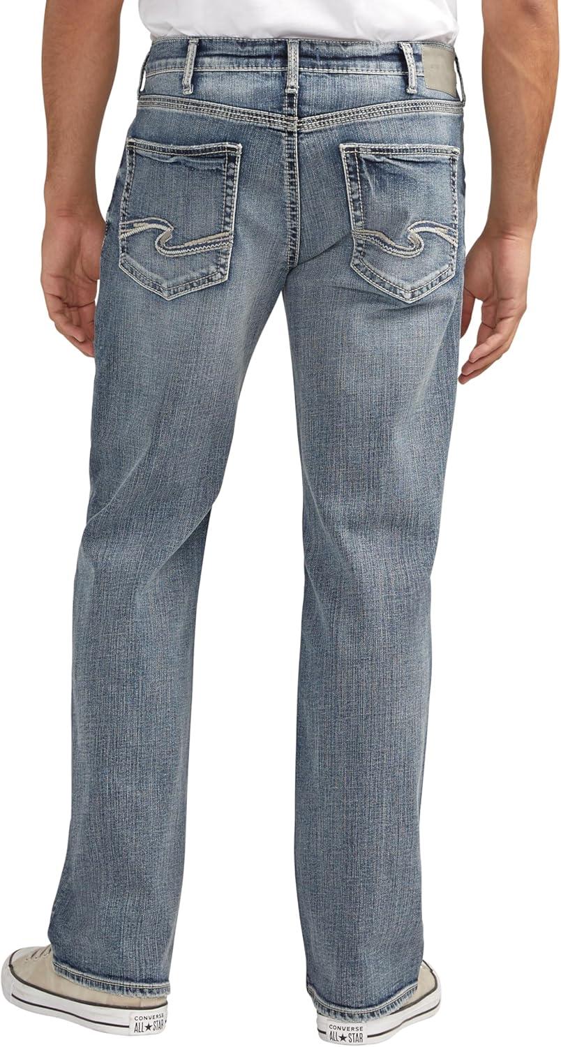image:imageSilver Jeans Co Mens Zac Relaxed Fit Straight Leg Jean LegacyIndigo