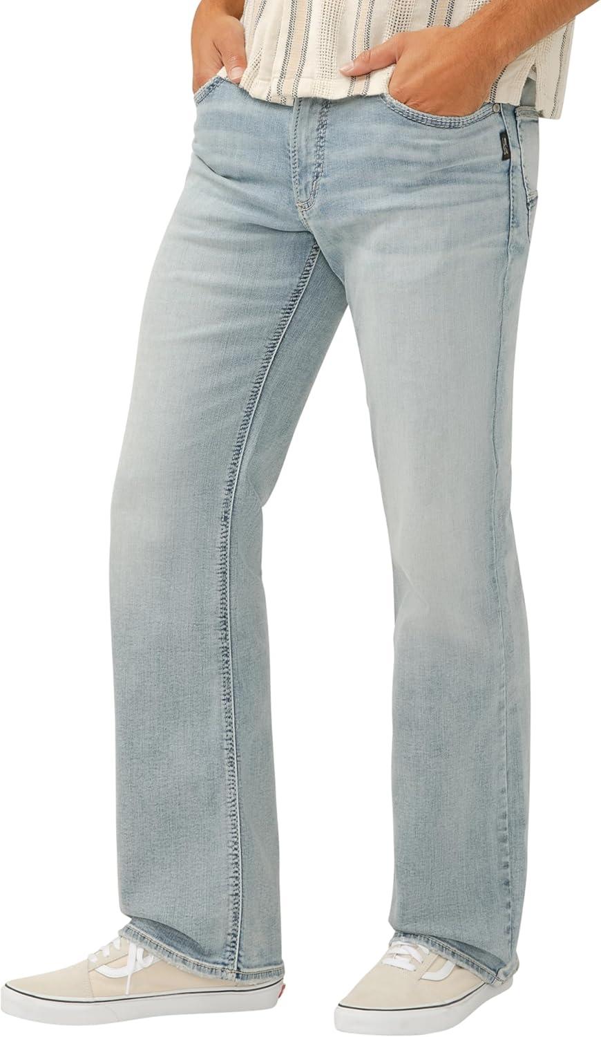 image:imageSilver Jeans Co Mens Zac Relaxed Fit Straight Leg Jean LegacyLight Wash