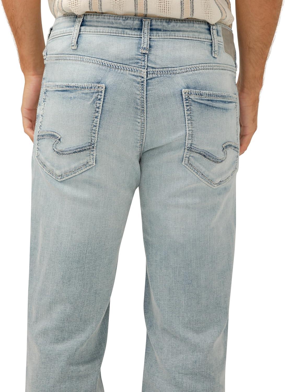 image:imageSilver Jeans Co Mens Zac Relaxed Fit Straight Leg Jean LegacyLight Wash