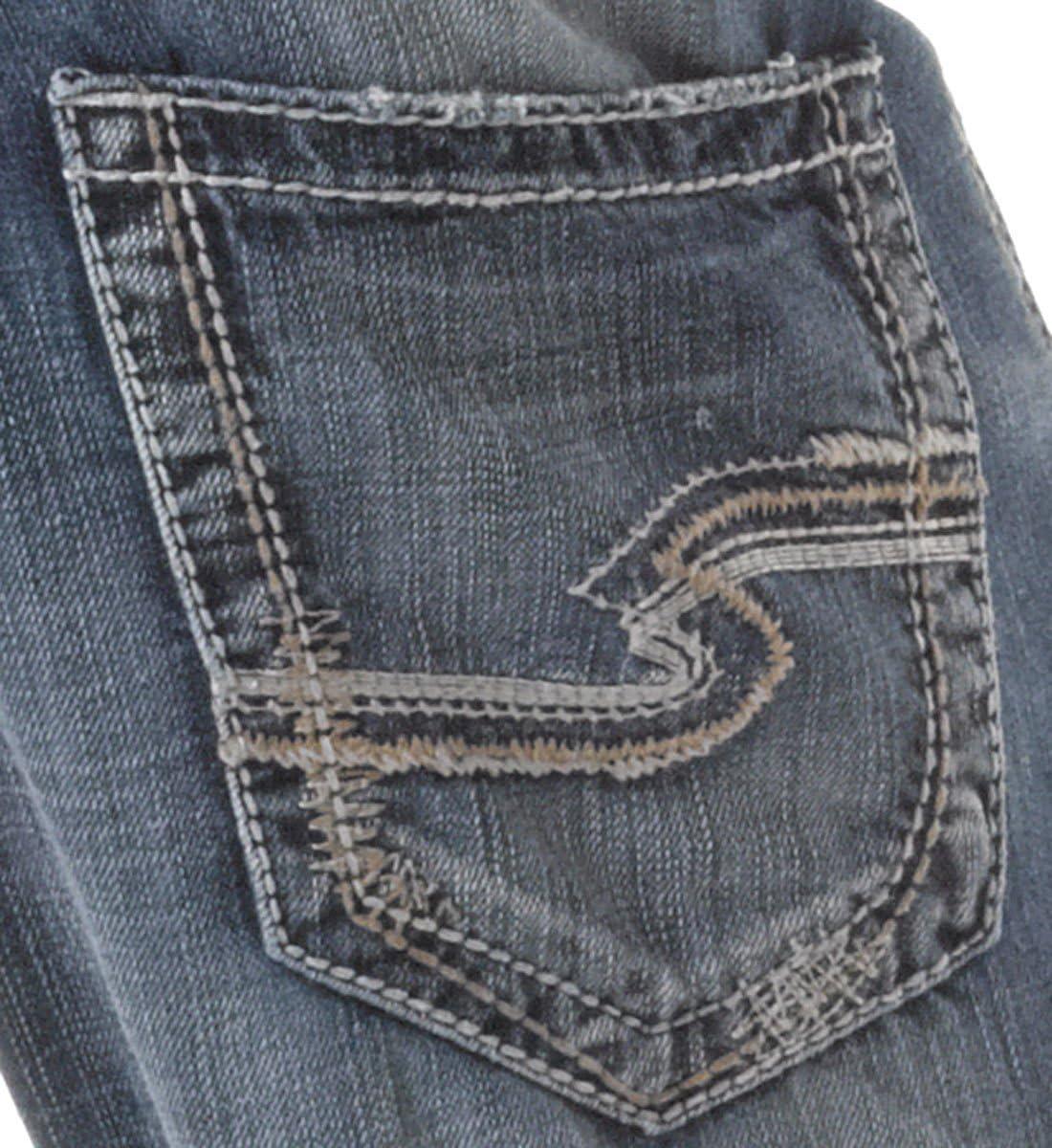 image:imageSilver Jeans Co Mens Zac Relaxed Fit Straight Leg Jean LegacyLight Wash Blue