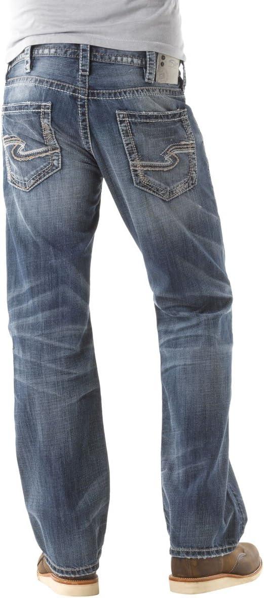 image:imageSilver Jeans Co Mens Zac Relaxed Fit Straight Leg Jean LegacyLight Wash Blue