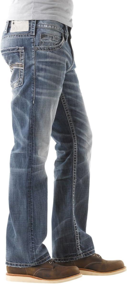 image:imageSilver Jeans Co Mens Zac Relaxed Fit Straight Leg Jean LegacyLight Wash Blue