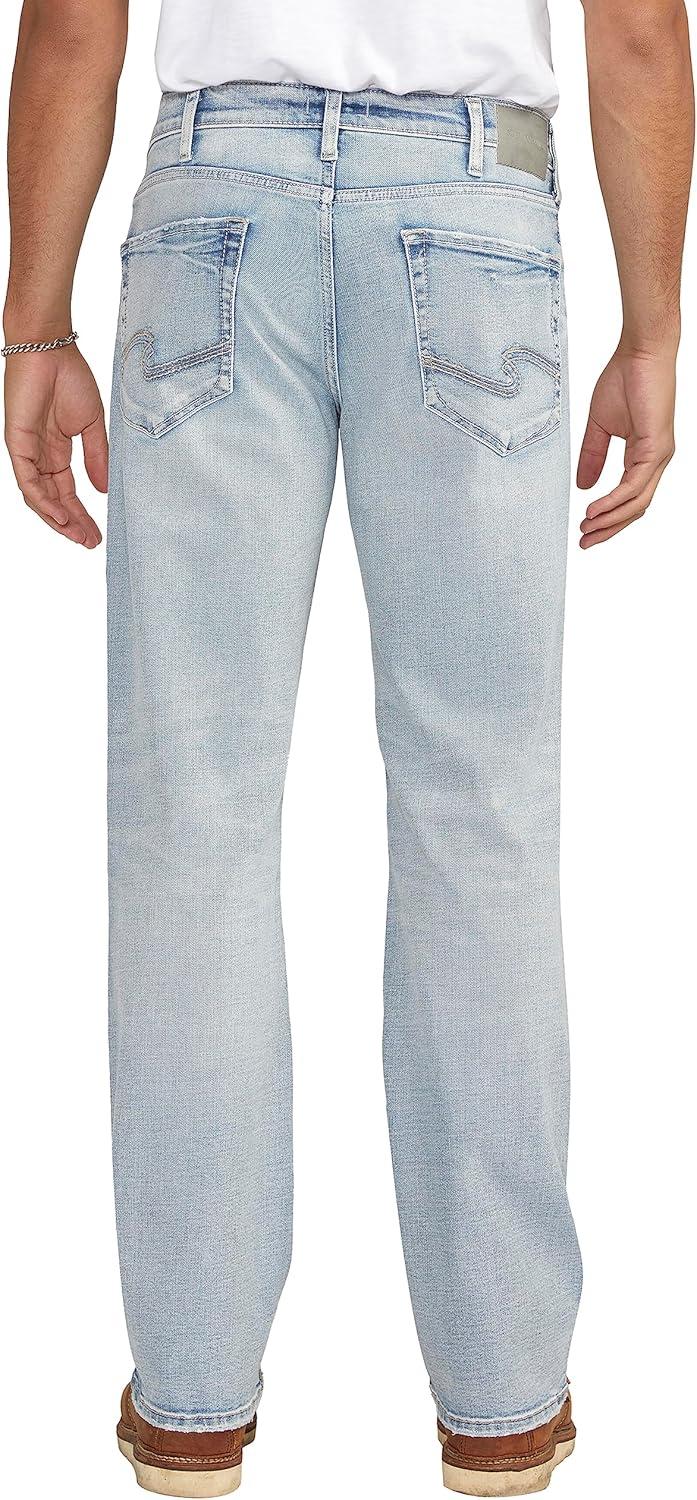 image:imageSilver Jeans Co Mens Zac Relaxed Fit Straight Leg Jean LegacyLight Wash Soc160