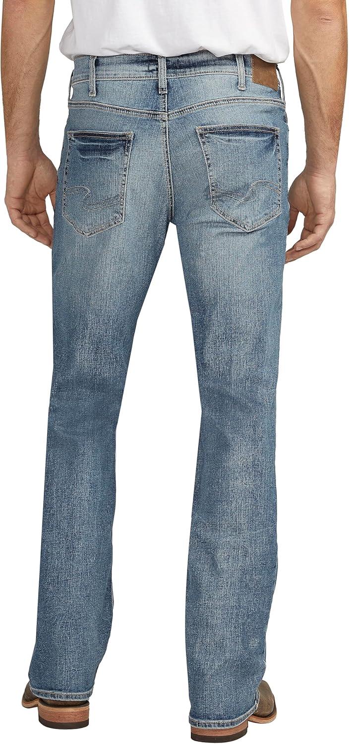 image:imageSilver Jeans Co Mens Zac Relaxed Fit Straight Leg Jean LegacyMed Wash Ekc286