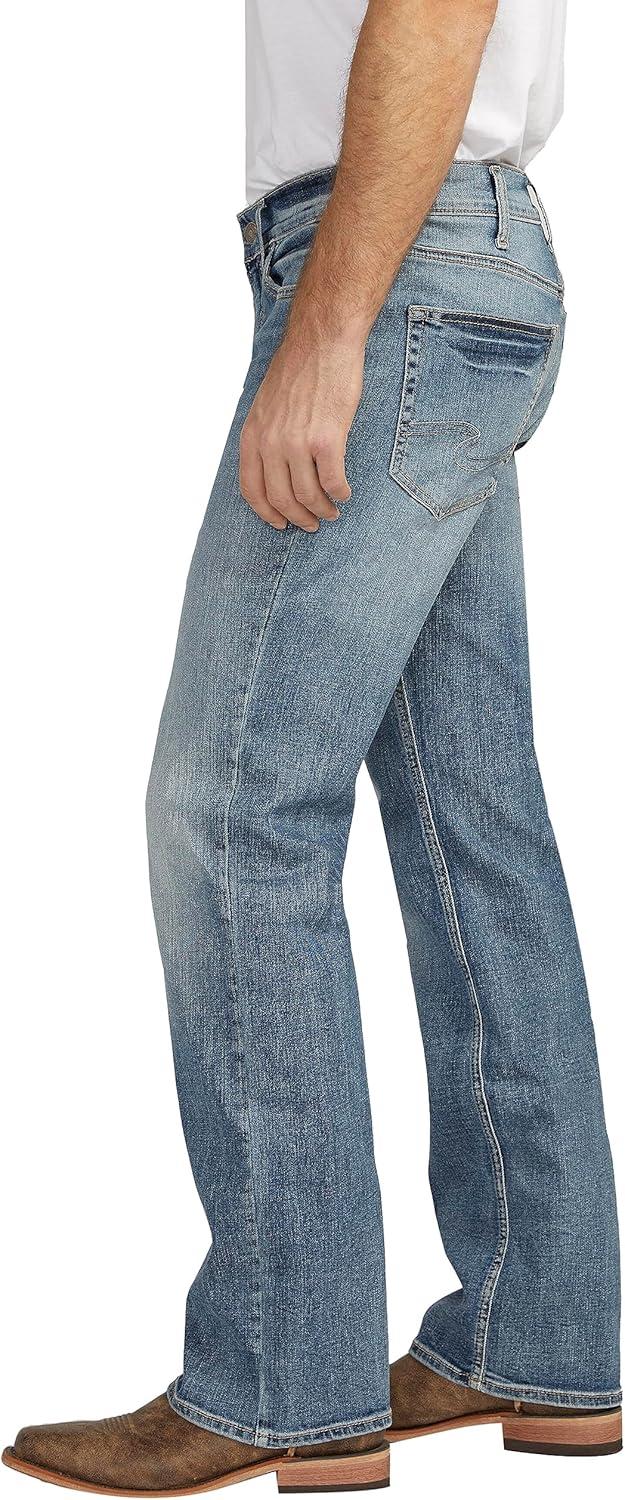 image:imageSilver Jeans Co Mens Zac Relaxed Fit Straight Leg Jean LegacyMed Wash Ekc286