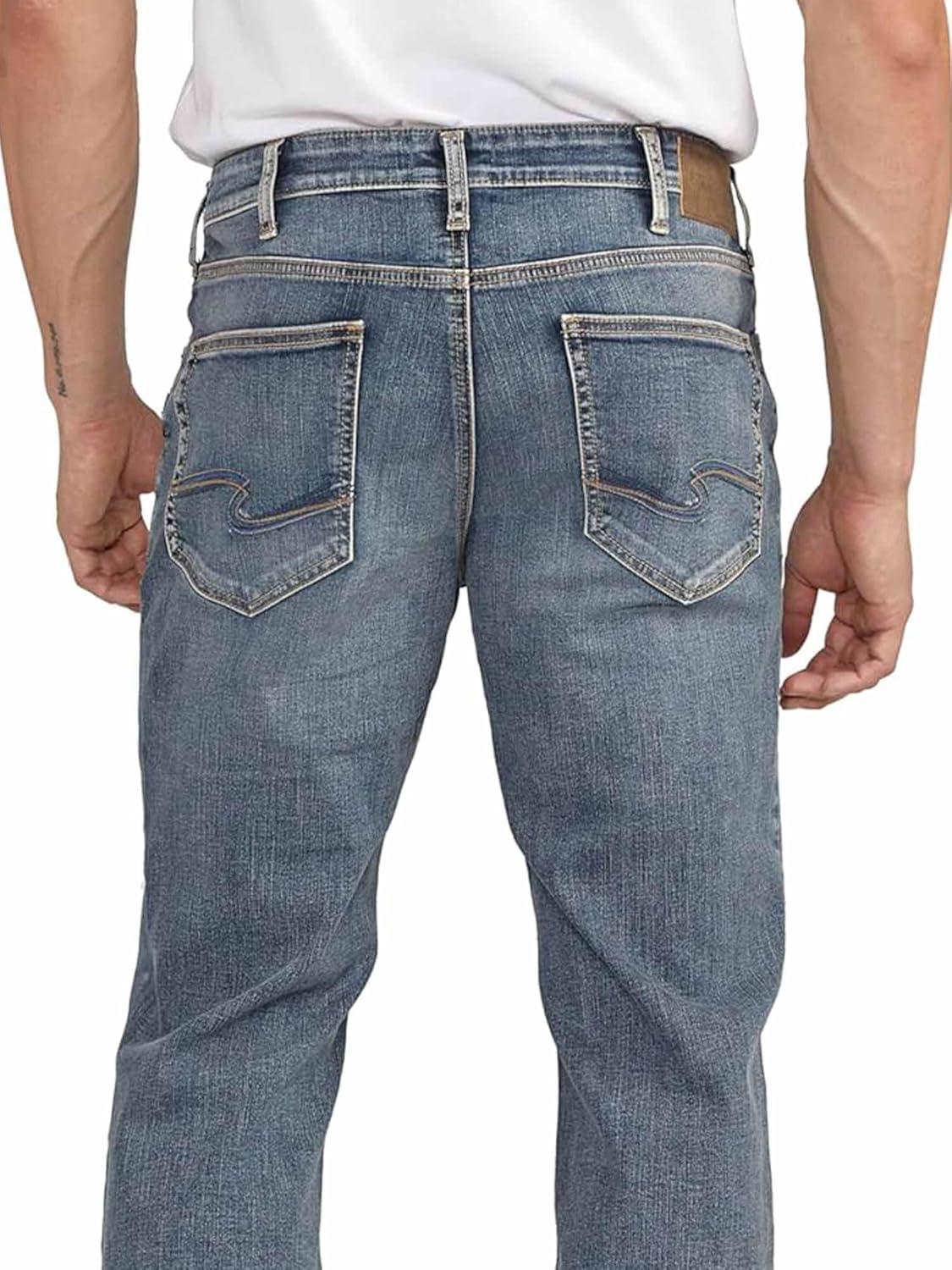 image:imageSilver Jeans Co Mens Zac Relaxed Fit Straight Leg Jean LegacyMed Wash Sdk218