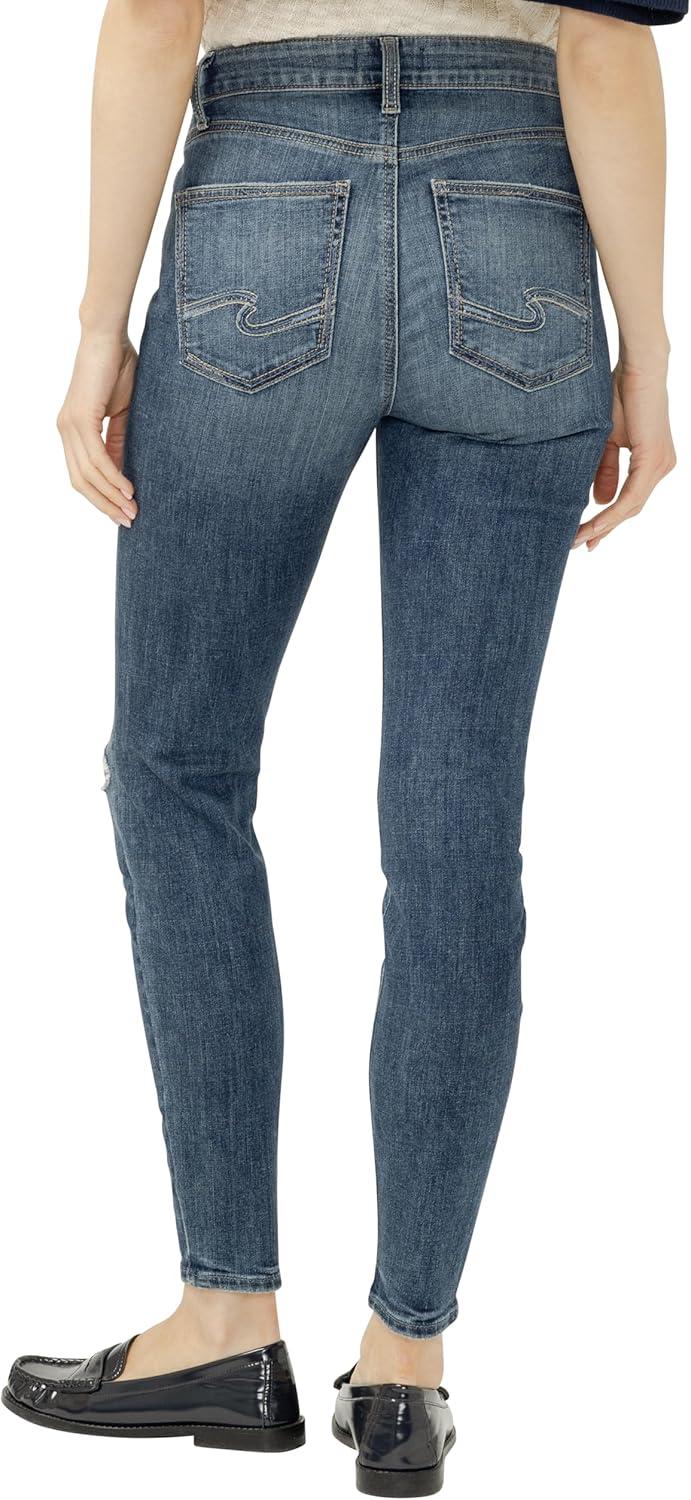 image:imageSilver Jeans Co Womens Avery High Rise Curvy Fit Skinny JeansBeverly