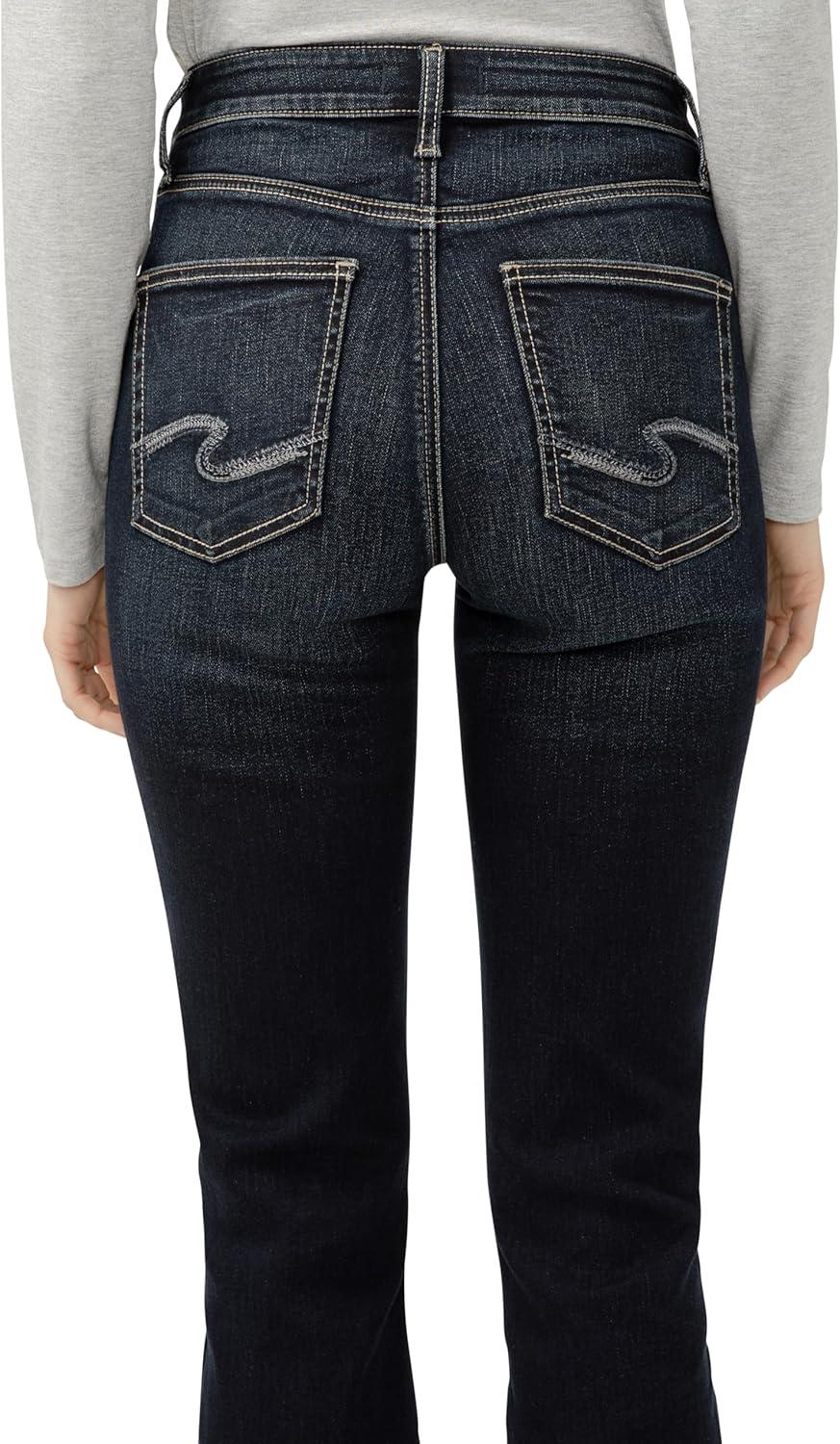 image:imageSilver Jeans Co Womens Avery High Rise Curvy Fit Slim Bootcut JeansDakota