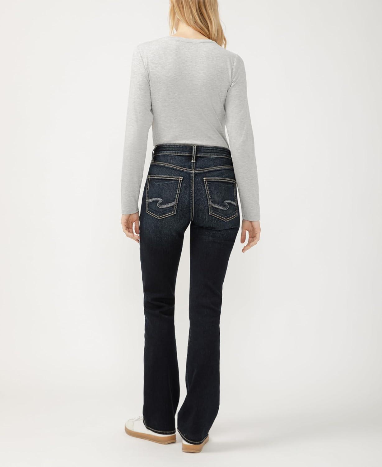 image:imageSilver Jeans Co Womens Avery High Rise Curvy Fit Slim Bootcut JeansDakota