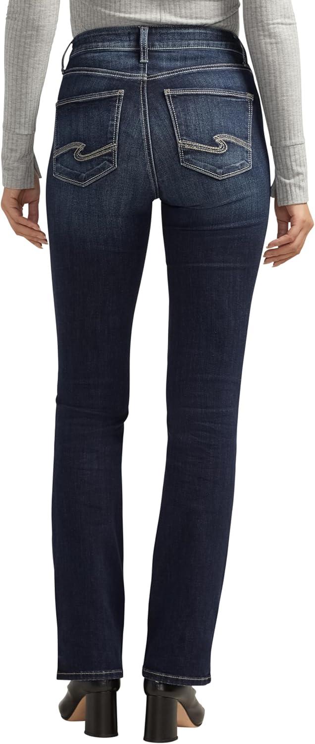 image:imageSilver Jeans Co Womens Avery High Rise Curvy Fit Slim Bootcut JeansDark Indigo