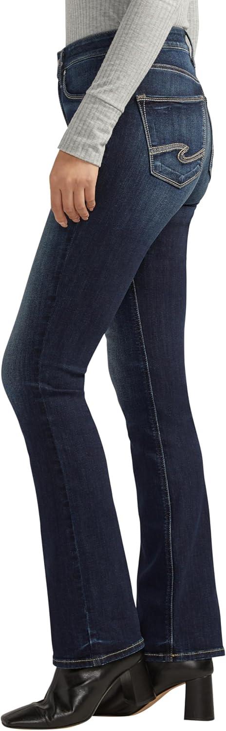 image:imageSilver Jeans Co Womens Avery High Rise Curvy Fit Slim Bootcut JeansDark Indigo
