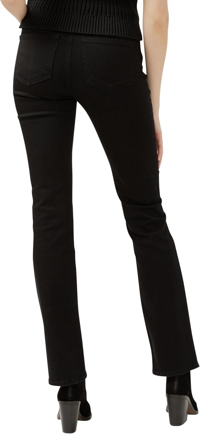 image:imageSilver Jeans Co Womens Avery High Rise Curvy Fit Slim Bootcut JeansInky Black