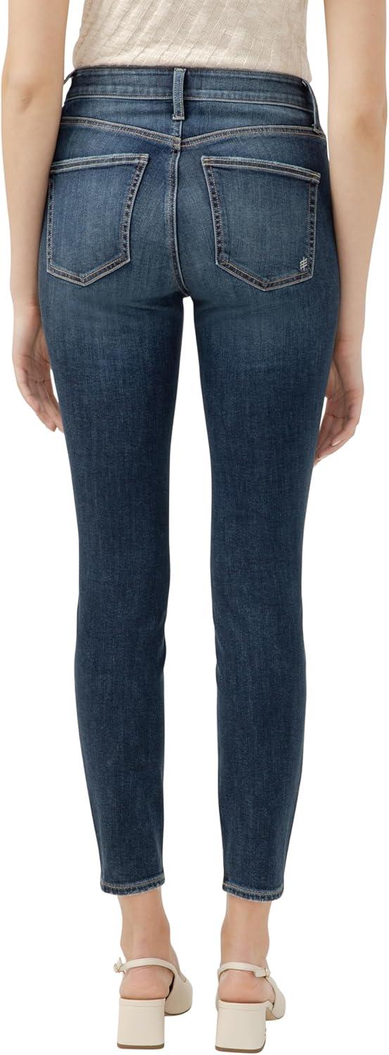 image:imageSilver Jeans Co Womens AveryDenim High Rise Curvy Fit Skinny JeansDark Wash